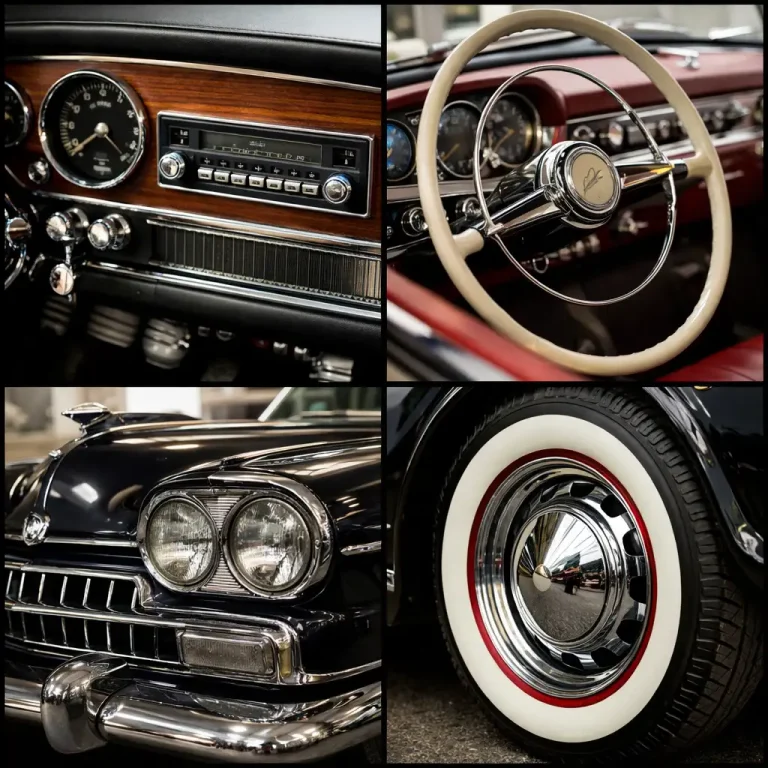 Nos carros antigos, o acabamento revela mais do que técnica: mostra tempo, intenção e respeito pela história de cada detalhe.