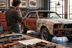 Carro-antigo-em-restauracao-dentro-de-uma-oficina-profissional-Nova-Matriz-